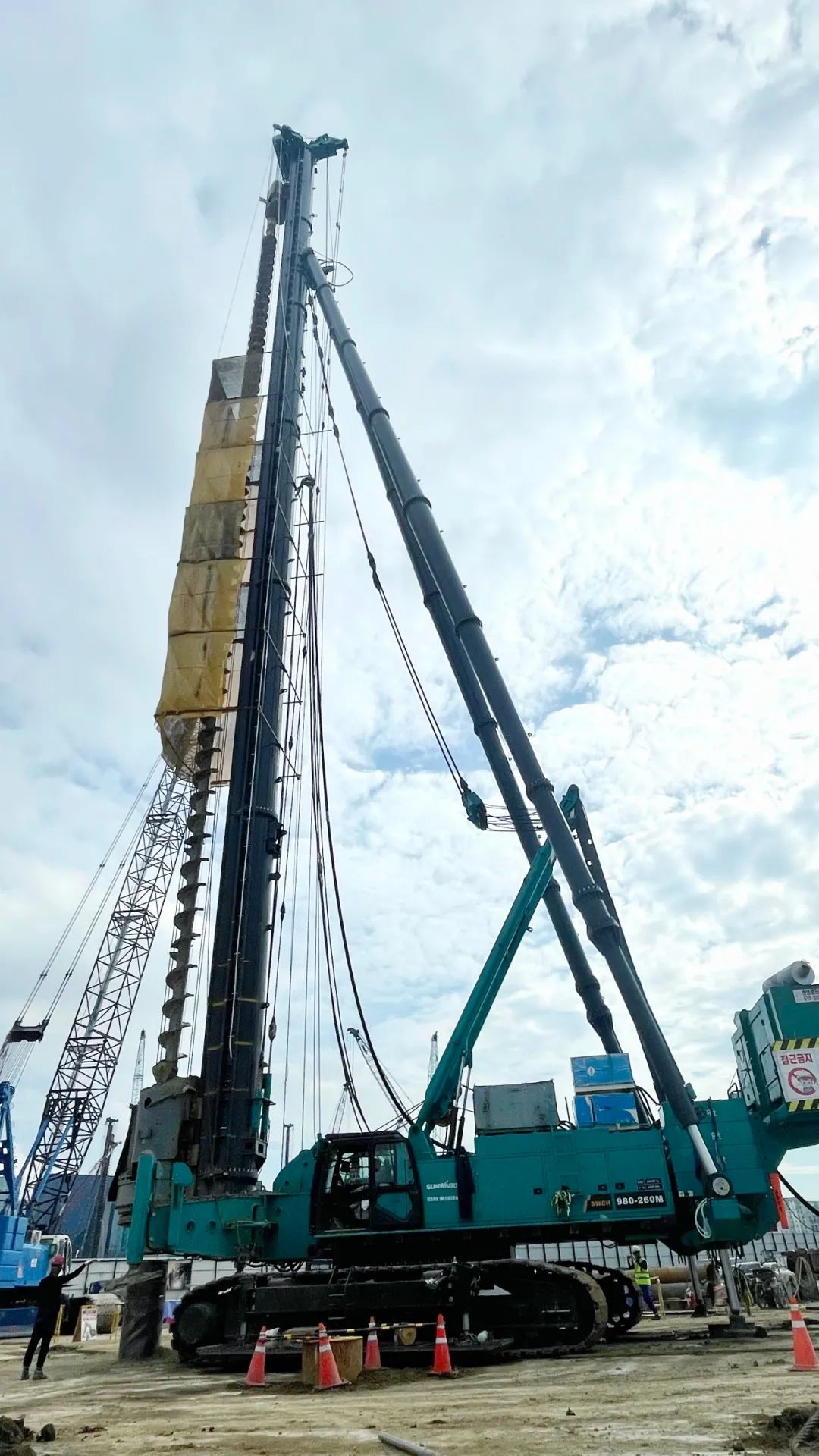 “全球最高桩架”崭露头角！山河智能实力助建韩国首尔麻古MICE综合园区