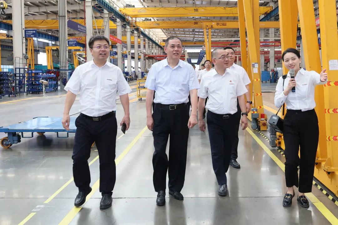 中铁城建集团党委书记、董事长申景涛到访山河智能